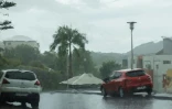Pluie à Pointe-à-Pitre, en Guadeloupe, le 5 septembre 2017