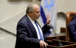 Le chef du parti nationaliste et laïc Israel Beiteinou, Avigdor Lieberman, le 29 mai 2019 au parlement israélien à Jérusalem