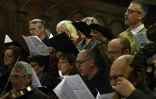 Chanteurs et musiciens interprêtent une cantate de Bach le 7 février 2016 à l'église Saint-Exupère, à Toulouse