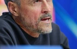 L'entraîneur du Paris SG, Luis Enrique, le 5 mai 2026 en conférence de presse à Munich