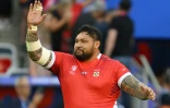 Le pilier des Tonga Ben Tameifuna lors de la Coupe du monde de rugby contre l'Ecosse, le 24 septembre 2023 au stade de Nice