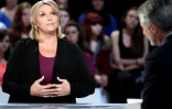 Samantha Geimer lors du "Grand Journal" sur Canal+ le 14 octobre 2013 Ă Paris
