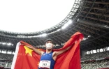 La Chine de Zhu Dening médaillé d'or à Tokyo le 1er septembre 2021, est la nation qui compte la plus grosse moisson de médailles aux Paralympiques japonaises