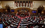 Le Sénat en séance, le 28 février 2024 à Paris