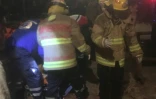 Pompiers et ambulanciers le 16 janvier 2017 dans la discothèque Blue Parrot, qui accueillait le festival de musique électronique BPM, à Playa del Carmen au Mexique.