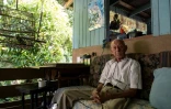 Jose Bonifacio &ldquo;Pachito&rdquo; Villegas Fonseca, 104 ans dans sa maison de San Juan de Quebrada Honda au nord-ouest de San José, le 28 août 2021
 