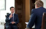 Le président syrien Bachar al-Assad interviewé par un journaliste danaois le 5 octobre 2016 à Damas