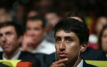 Le vainqueur du dernier Tour de France Egan Bernal lors de la présentation du parcours de l'édition 2020 à Paris, le 15 octobre 2019 