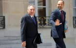 Edouard Philippe et François Bayrou à Paris le 14 juin 2017