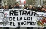 Manifestation pour le retrait de la loi el Khomri le 24 mars 2016 à Paris