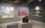 Des tableaux exposés au "Palestine Museum US", le 22 avril 2018 à Woodbridge