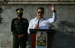 Le président hondurien Juan Orlando Hernandez, le 15 septembre 2021 à Tegucigalpa
