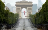 L'avenue des Champs-Elysees, où est jugée dimanche l'arrivée du Tour de France, le 14 juillet 2020 à Paris