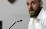 L'ancien international italien Daniele De Rossi, lors d'une conférence de presse à Buenos Aires, Argentina, le 6 janvier 2020