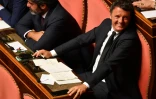 Le sénateur et ancien Premier ministre de centre-gauche Matteo Renzi, à Rome le 20 août 2019