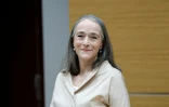 La présidente de France Télévisions, Delphine Ernotte-Cunci, le 8 avril 2026 à l'Assemblée nationale à Paris