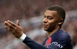 L'attaquant du PSG Kylian Mbappé lors du match de Ligue des champions à Newcastle, le 4 octobre 2023