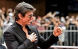 L'acteur américain Tom Cruise lors de l'avant-première de "Top Gun: Maverick!" à Naucalpan de Juarez, au Mexique, le 6 mai 2022