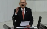 Kemal Kiliçdaroglu, à la tête d'une alliance de six partis de l'opposition, le 23 avril 2023 à Ankara, en Turquie