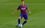 Le milieu brésilien du FC Barcelone Arthur le 23 juin 2020 au Camp Nou