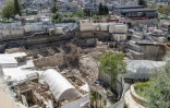 Vue générale du site archéologique la Cité de David à Jérusalem-Est, le 23 avril 2026