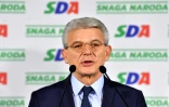Sefik Dzaferovic, candidat du principal parti bosniaque (musulman) à la présidence collégiale de Bosnie, le 7 octobre 2018 à Sarajevo