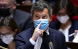 Le ministre français de l'Intérieur Gérald Darmanin à l'Assemblée nationale à Paris, le 28 septembre 2021