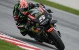 Le pilote Français Johann Zarco (Yamaha Tech 3) lors de la 3e séance d'essais libres pour le GP de Malaisie, le 3 novembre 2018 à Sepang