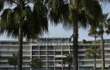 Vue extérieure en date du 11 mai 2015 du "Grand Hôtel" à Cannes