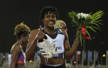La Dominicaine Marileidy Paulino impériale sur 400 m en Ligue de diamant, dans l'étape de Doha, le 13 mai 2022 