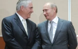 Le PDG d'ExxonMobil Rex Tillerson et Vladimir Poutine le 30 août 2011 à Sochi