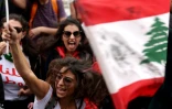 Des manifestants Libanais à Jal al Dib, au nord-est de Beyrouth, le 24 octobre 2019
