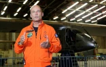 Bertrand Piccard avant le décollage de Solar Impulse le 20 juin 2016 à New York