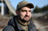 Le soldat Sviatoslav Siry, membre du régiment Azov, le 29 février 2024 dans la région de Donetsk