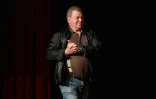 L'acteur canadien William Shatner, qui a incarné le capitaine Kirk dans la série Star Trek, à New York en 2017 