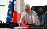 Le ministre de l'Economie Bruno Le Maire, le 9 avril 2020 à Paris