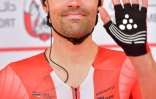 Le Néerlandais Tom Dumoulin avant la 3e étape du Tour des Emirats arabes unis, le 26 février 2019 à Al-Ain
