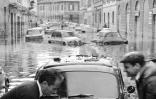 Le quartier Gavinana sous les eaux le 45 novembre 1966 dans Florence inondée