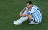 La déception de Lionel Messi battu en finale du Mondial avec l'Argentine face à l'Espagne, le 19 juillet 2026 à East Rutherford