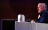 Le sélectionneur de l'équipe de France, Didier Deschamps, lors d'une conférence de presse le 5 novembre 2020 à Paris 