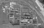 Image satellite publiée par Maxar Technologies montrant une installation de traitement du complexe de recherche nucléaire de Yongbyon, le 1er septembre 2021 en Corée du Nord