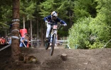 La Française Myriam Nicole aux Chapionnats duu monde de VTT aux Gets, le 27 août 2022  
