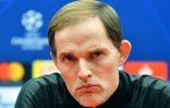 L'entraîneur du PSG Thomas Tuchel a martelé toute la seconde partie de saison qu'il souhaitait deux milieux supplémentaires, ici le 10 décembre 2018 en conférence de presse à Belgrade