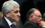 Hervé Morin le 2 avril 2015 à Evreux 