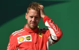 L'Allemand Sebastian Vettel (Ferrari), 2e du Grand Prix de Hongrie, le 29 juillet 2018 à Mogyorod, près de Budapest