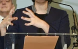 La ministre du Travail Myriam El Khomri le 25 mars 2016 à Bordeaux