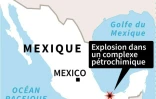 Carte du Mexique localisant Coatzacoalcos