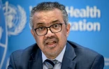 Le directeur général de l'Organisation mondiale de la santé, Tedros Adhanom Ghebreyesus, lors d'une conférence de presse le 20 décembre 2021 au siège de l'OMS à Genève