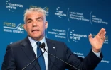L'ancien ministre israélien des Finances Yaïr Lapid, lors d'une conférence à Herzliya, en Israël, le 22 juin 2017