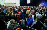 Rassemblement électoral de Donald Trump à Bethpage, Long Island, New York le 6 avril 2016